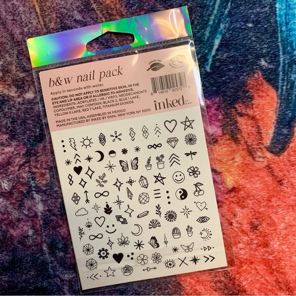 💜 Inked by Dani Nail Art Tattoo Set - NWT - Picture 9 of 9